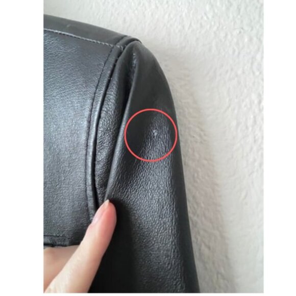 Croft & Barrow - 100% Black Genuine Leather Jacket w/ Zipper - Size M - Picture 7 of 7